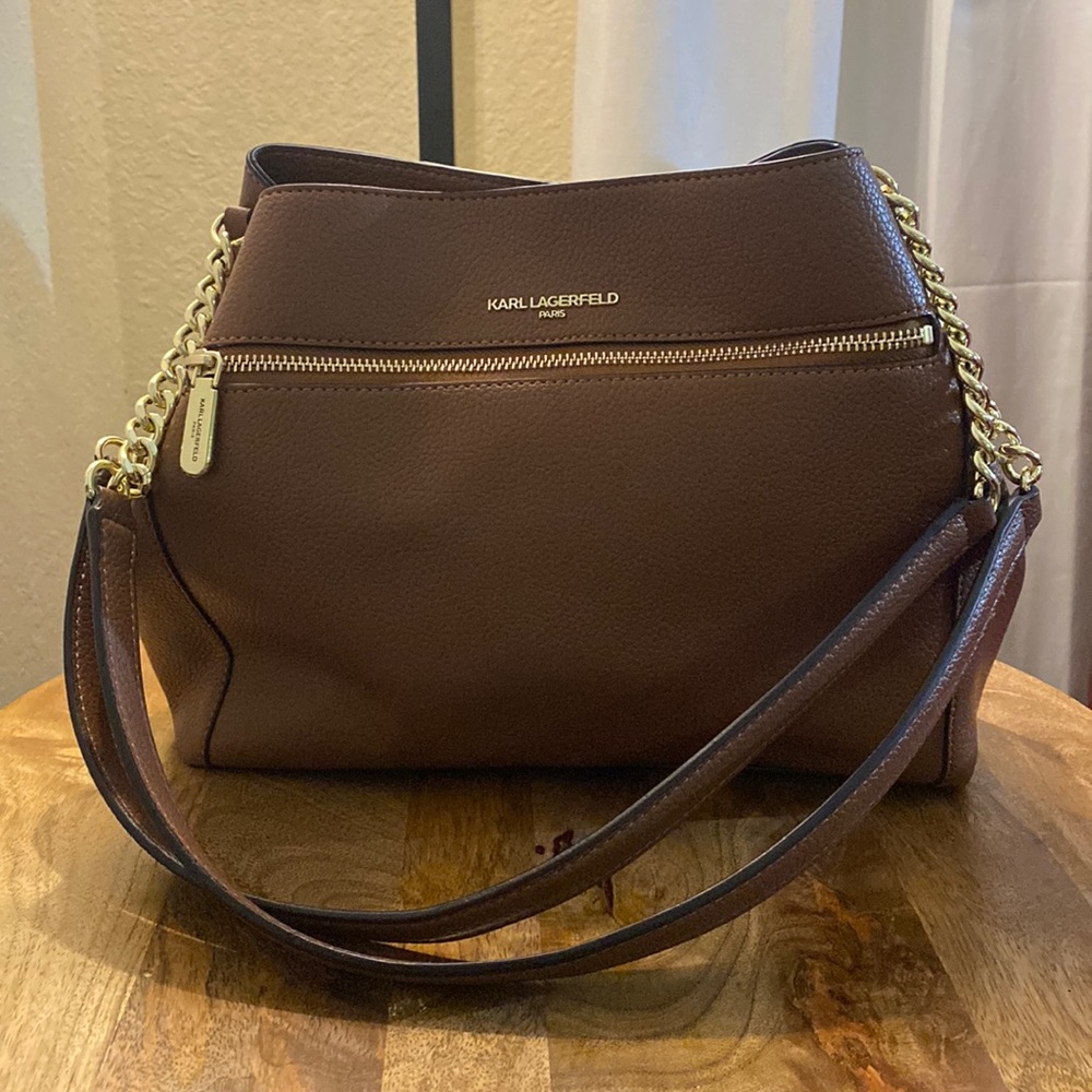 Karl Lagerfeld Brown Purse